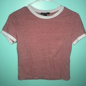 A Forever 21 light pink shirt